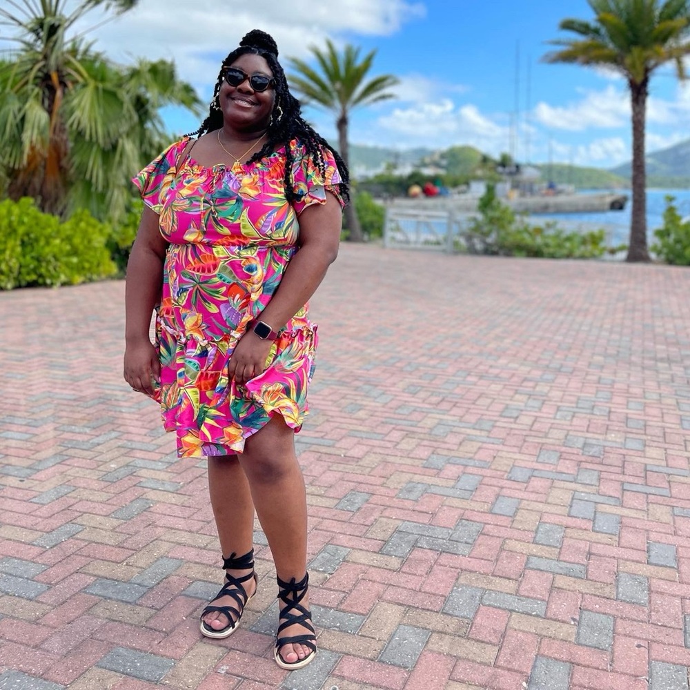 Tropical Mini Dress